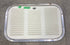Used Retro NORCOLD - Off White Vent Door with Silver Trim - Young Farts RV Parts