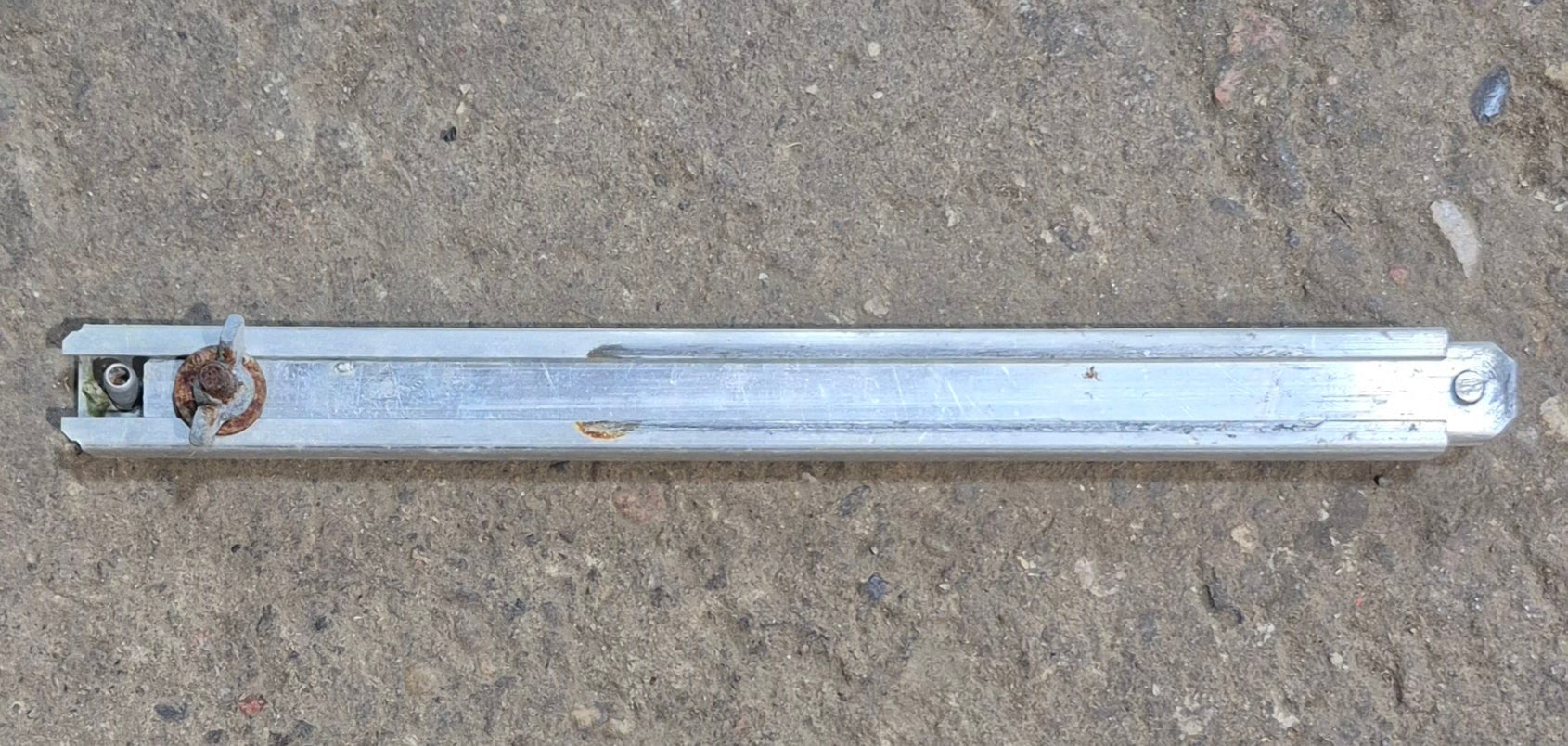 Used Rock Guard Window Arm 8 1/2" - single - Young Farts RV Parts