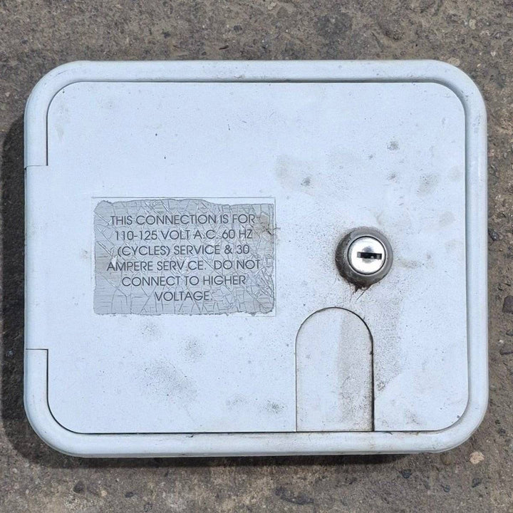 Used RV Access Hatch - 7 5/8" x 6 5/8" - Young Farts RV Parts