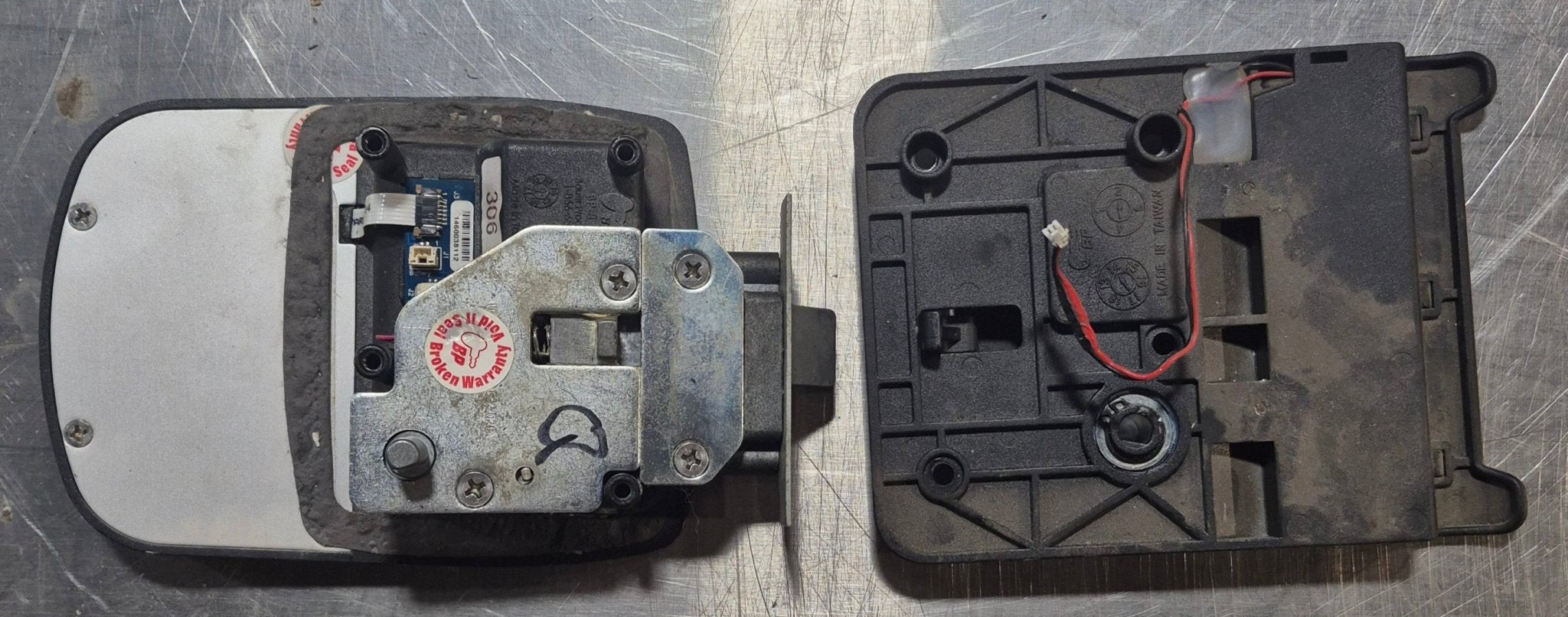 Used RV AP Products Entry Door Lock With Deadbolt , Keyed and Keyless Entry - 013 - 5091 - Young Farts RV Parts