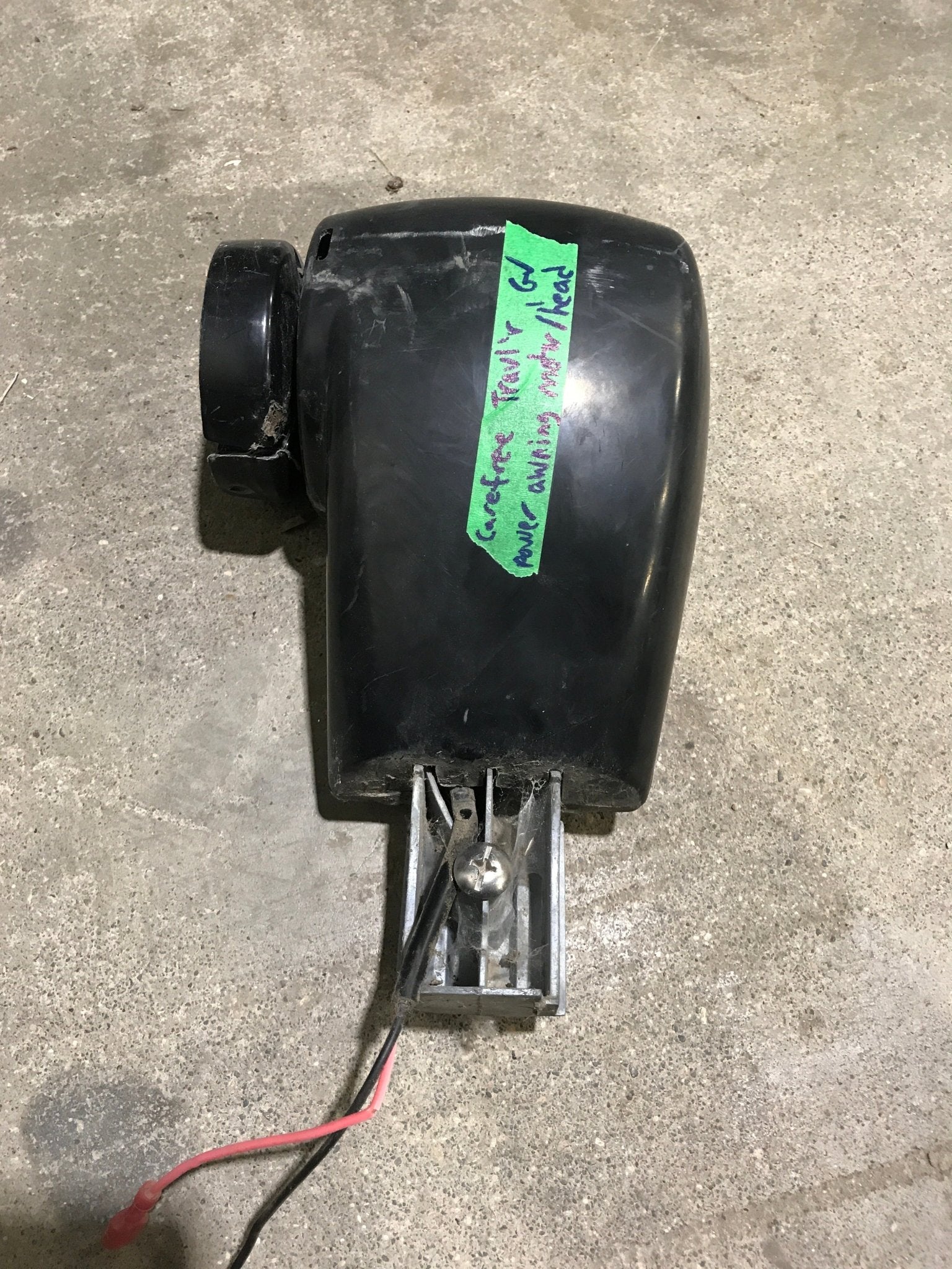 Used RV Carefree TRAVL'R Power Awning Motor/Head - Young Farts RV Parts