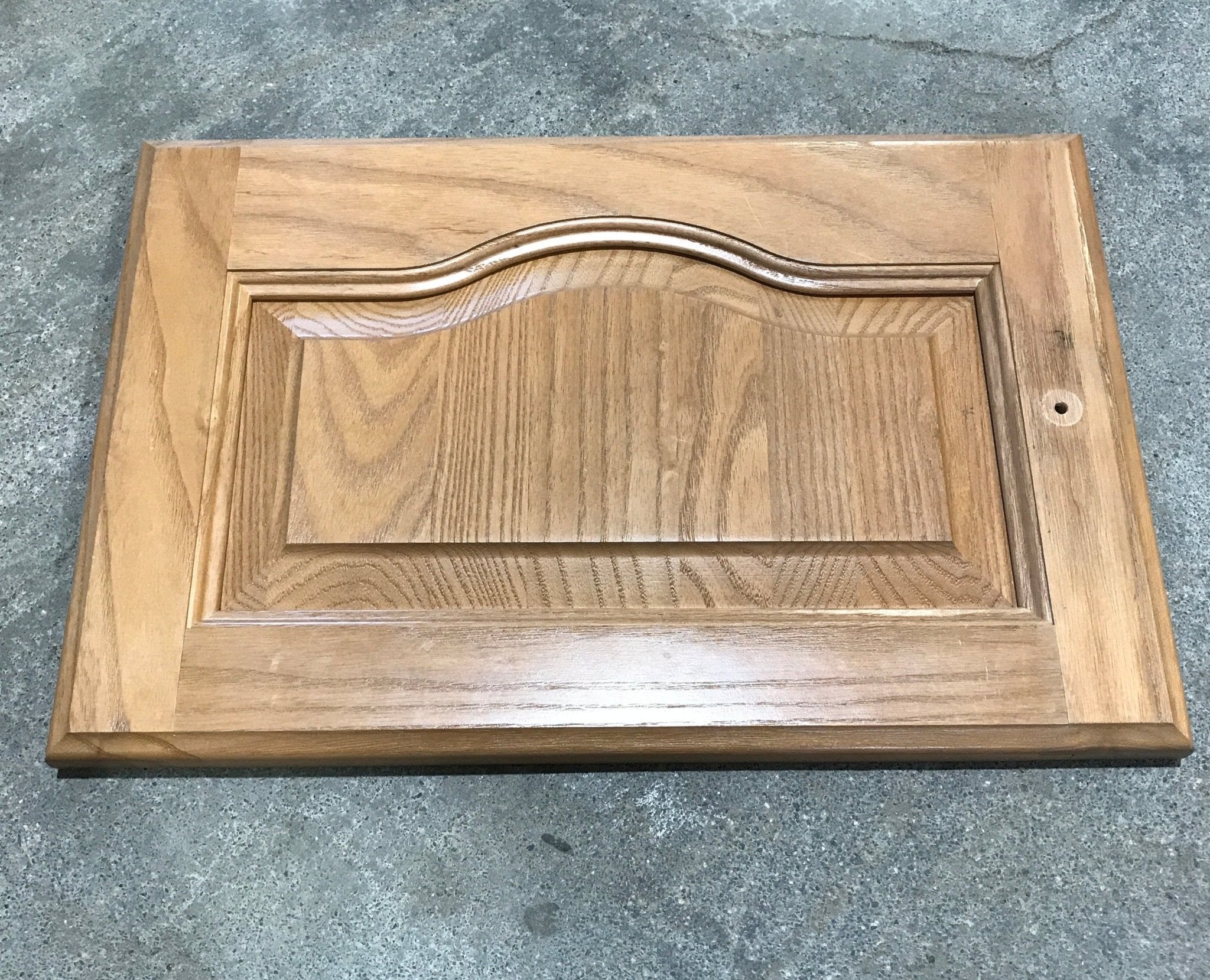 Used RV Cupboard/ Cabinet Door 16" H X 10 3/4" W X 3/4" D - Young Farts RV Parts