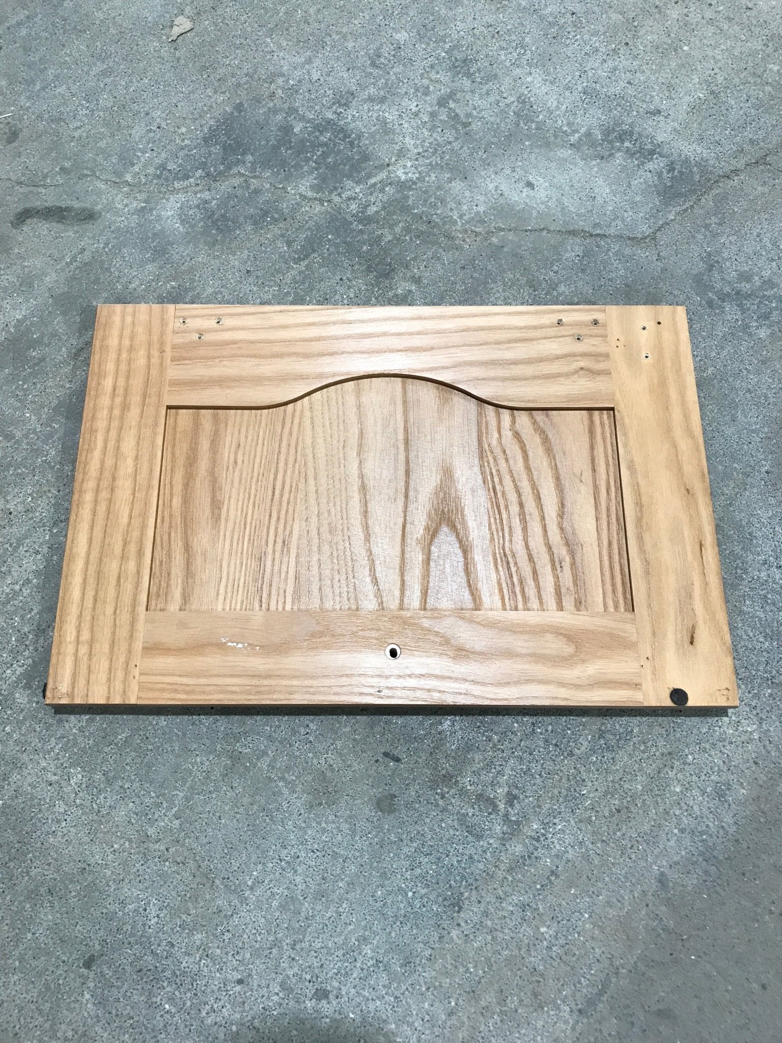 Used RV Cupboard/ Cabinet Door 16" H X 10 3/4" W X 3/4" D - Young Farts RV Parts