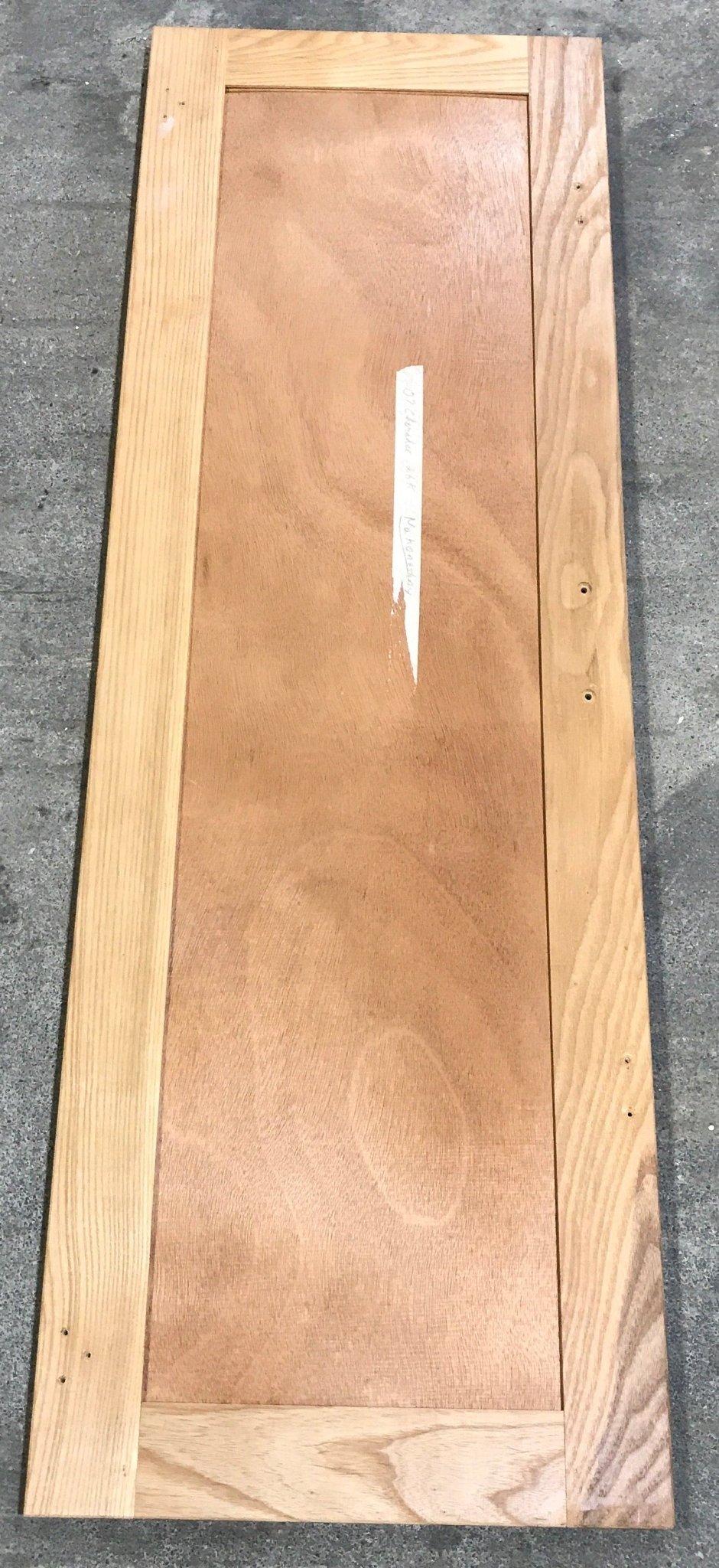 Used RV Cupboard/ Cabinet Door 40" H X 13 1/4" W X 3/4" D - Young Farts RV Parts