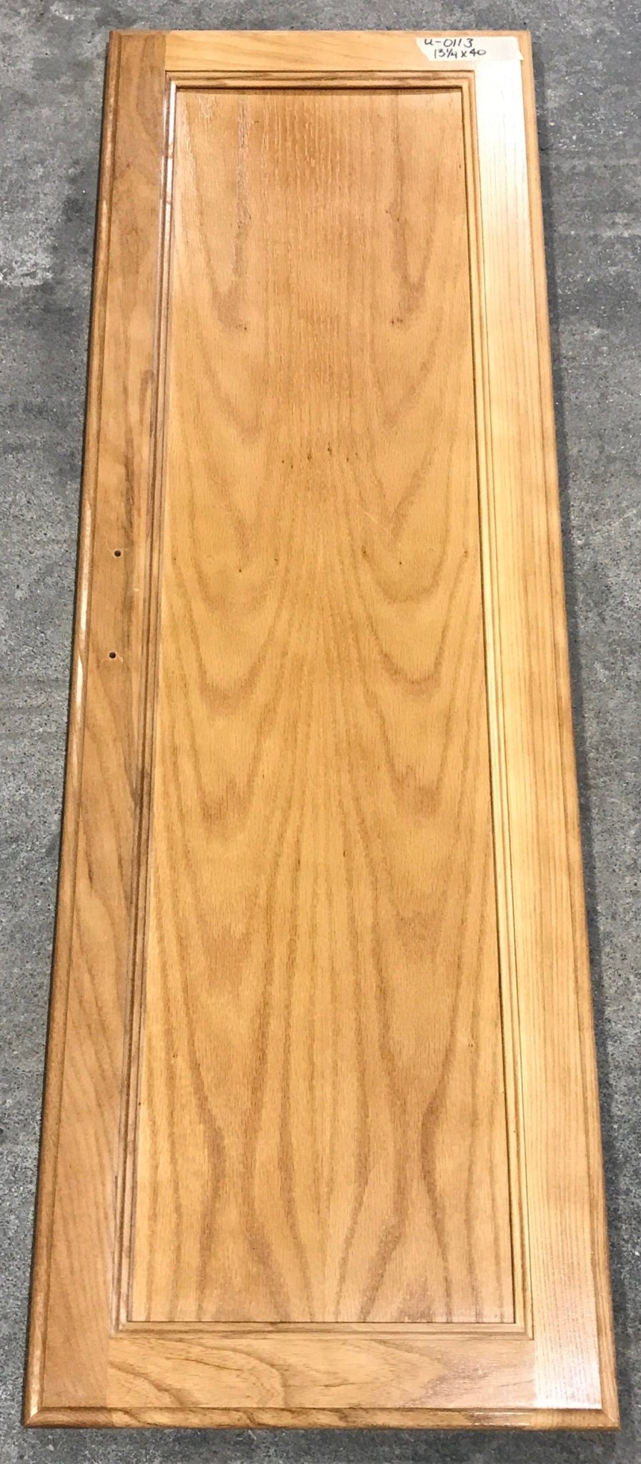 Used RV Cupboard/ Cabinet Door 40" H X 13 1/4" W X 3/4" D - Young Farts RV Parts
