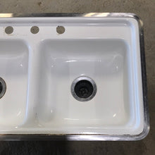 Load image into Gallery viewer, Used RV Double Kitchen Sink 33” W x 19” L - Young Farts RV Parts