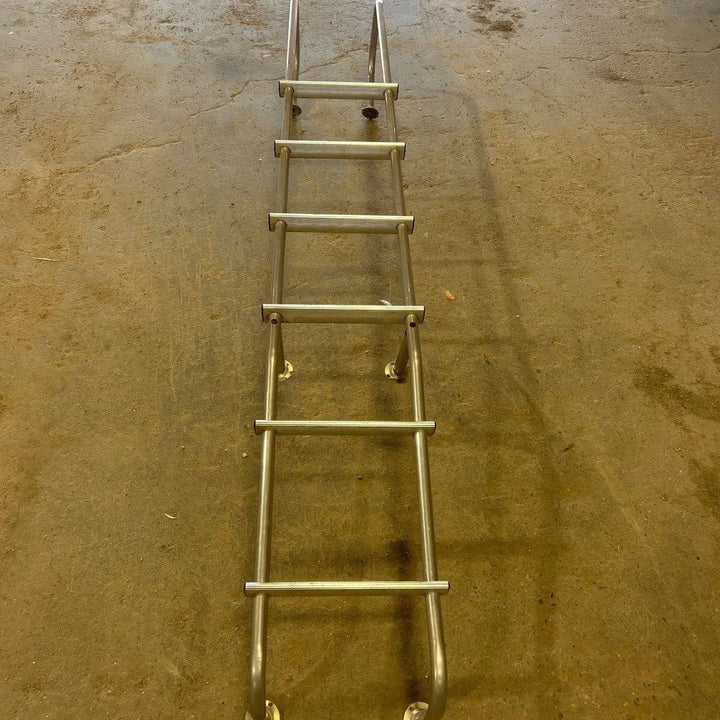 Used RV Exterior Ladder - Aluminum - 90.0" x 13.25" x 14.25" - Young Farts RV Parts