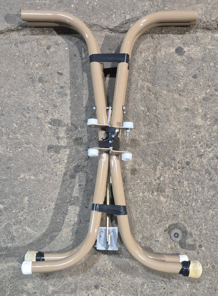 Used RV Folding Table Leg Set 25 1/4" H - BROWN COLOR - Young Farts RV Parts