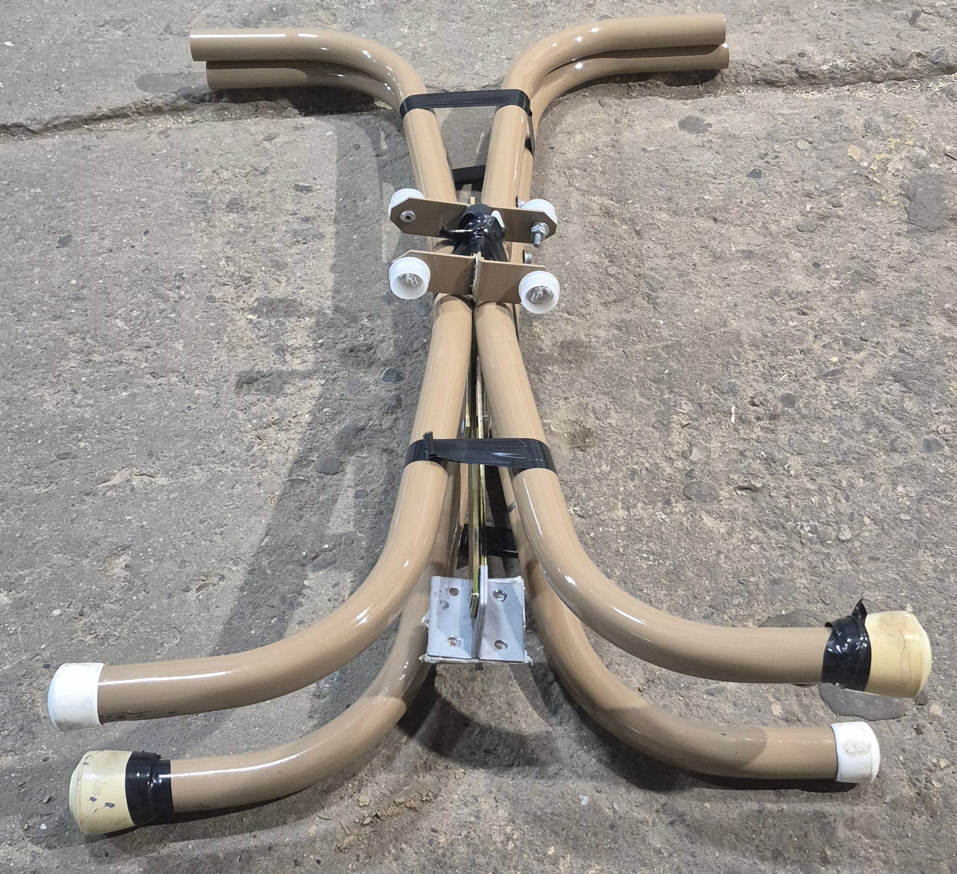 Used RV Folding Table Leg Set 25 1/4" H - BROWN COLOR - Young Farts RV Parts