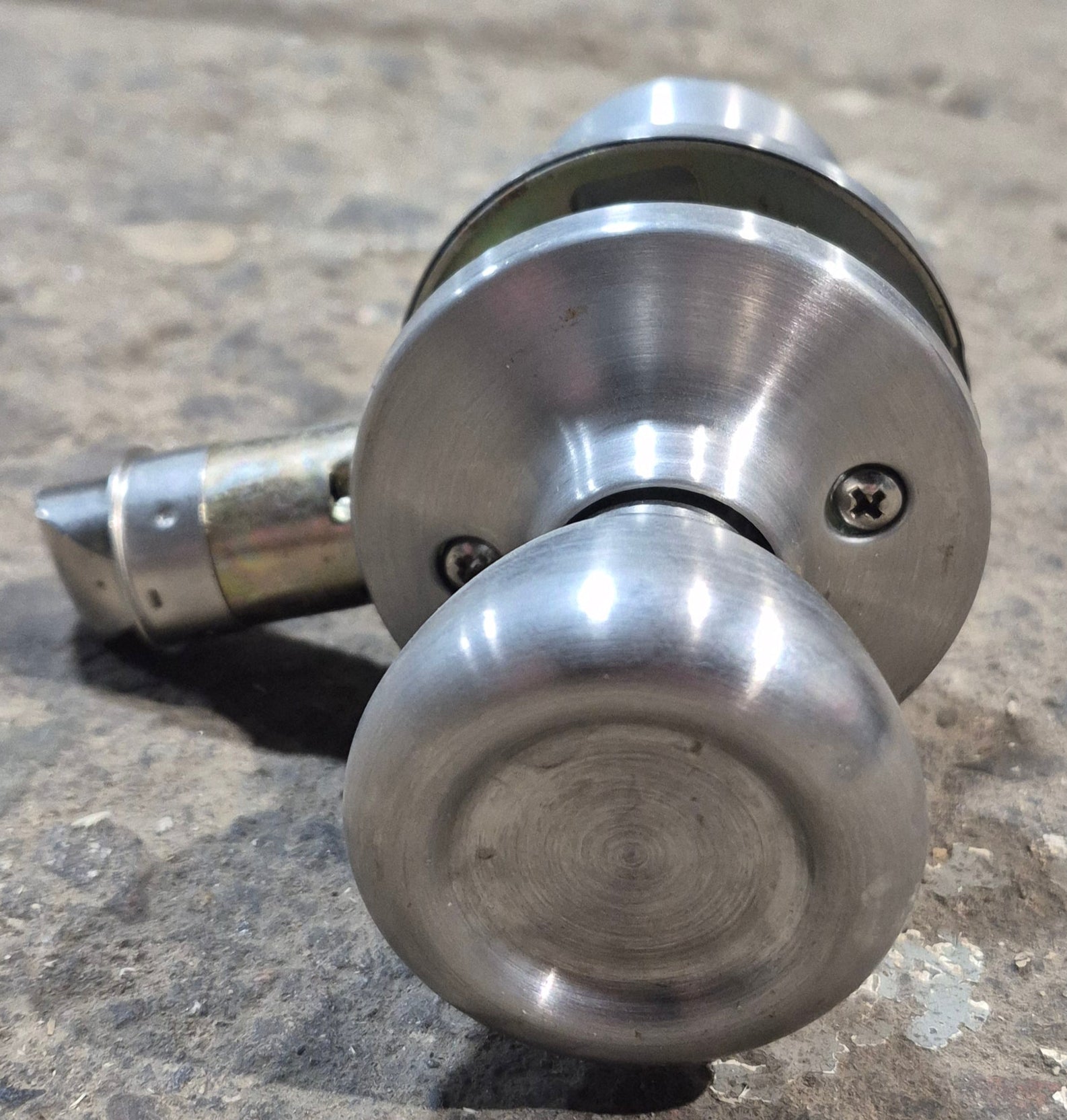 Used RV Interior Door Knob 3/4" Wall 2 1/2" Latch Non - Locking - Young Farts RV Parts