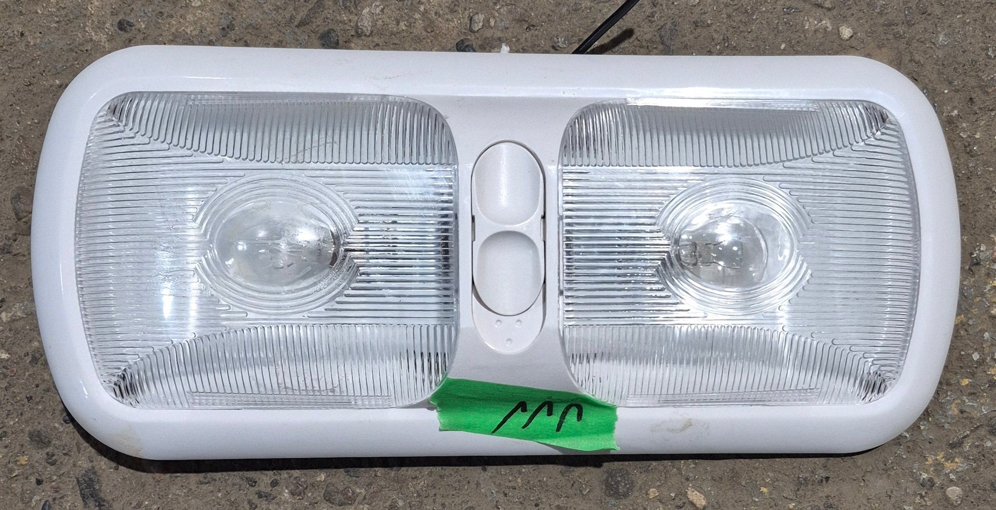 Used RV Interior Light Fixture *DOUBLE* - Young Farts RV Parts