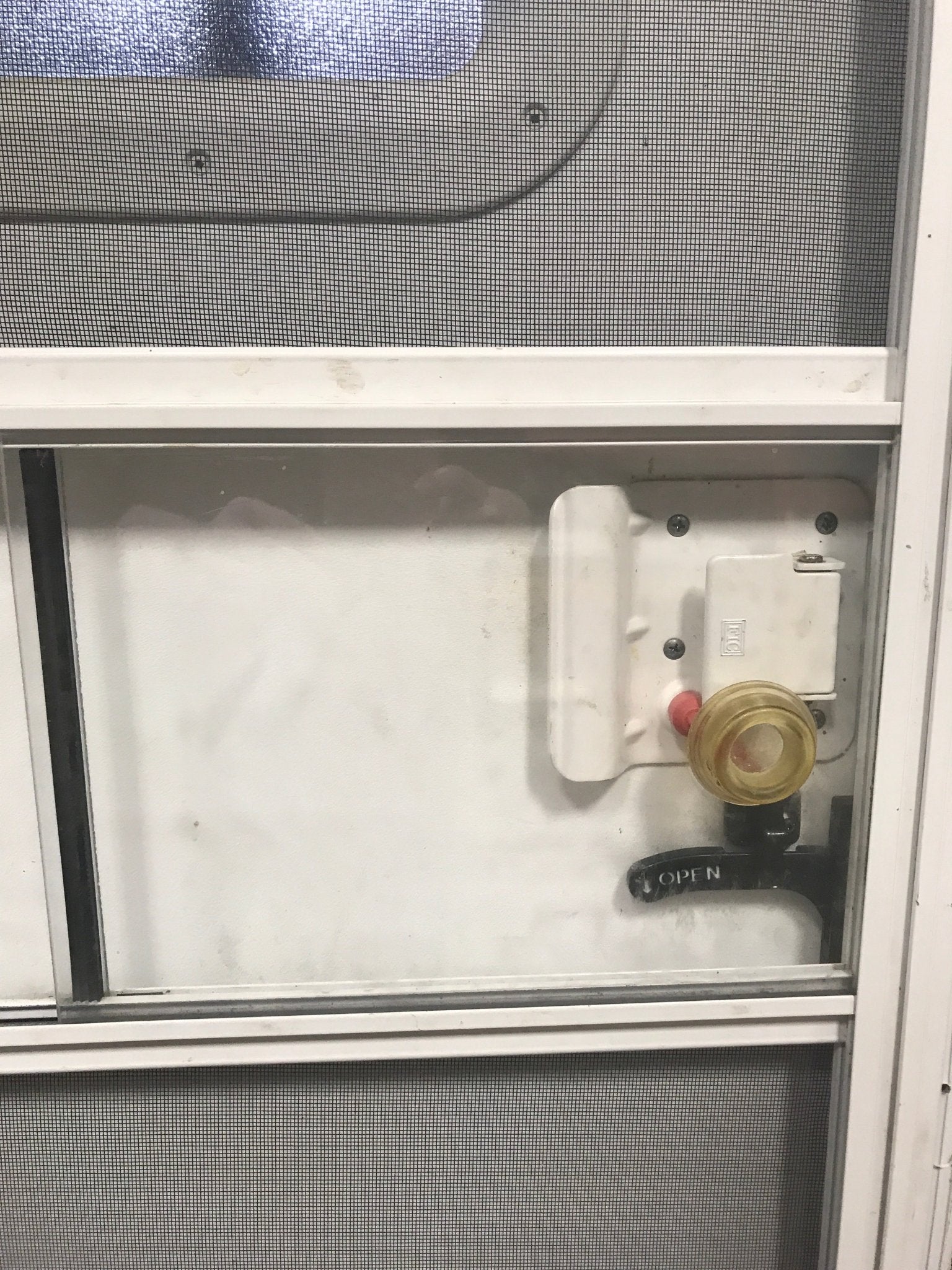 Used RV Radius Corner Entry Door 25 1/2