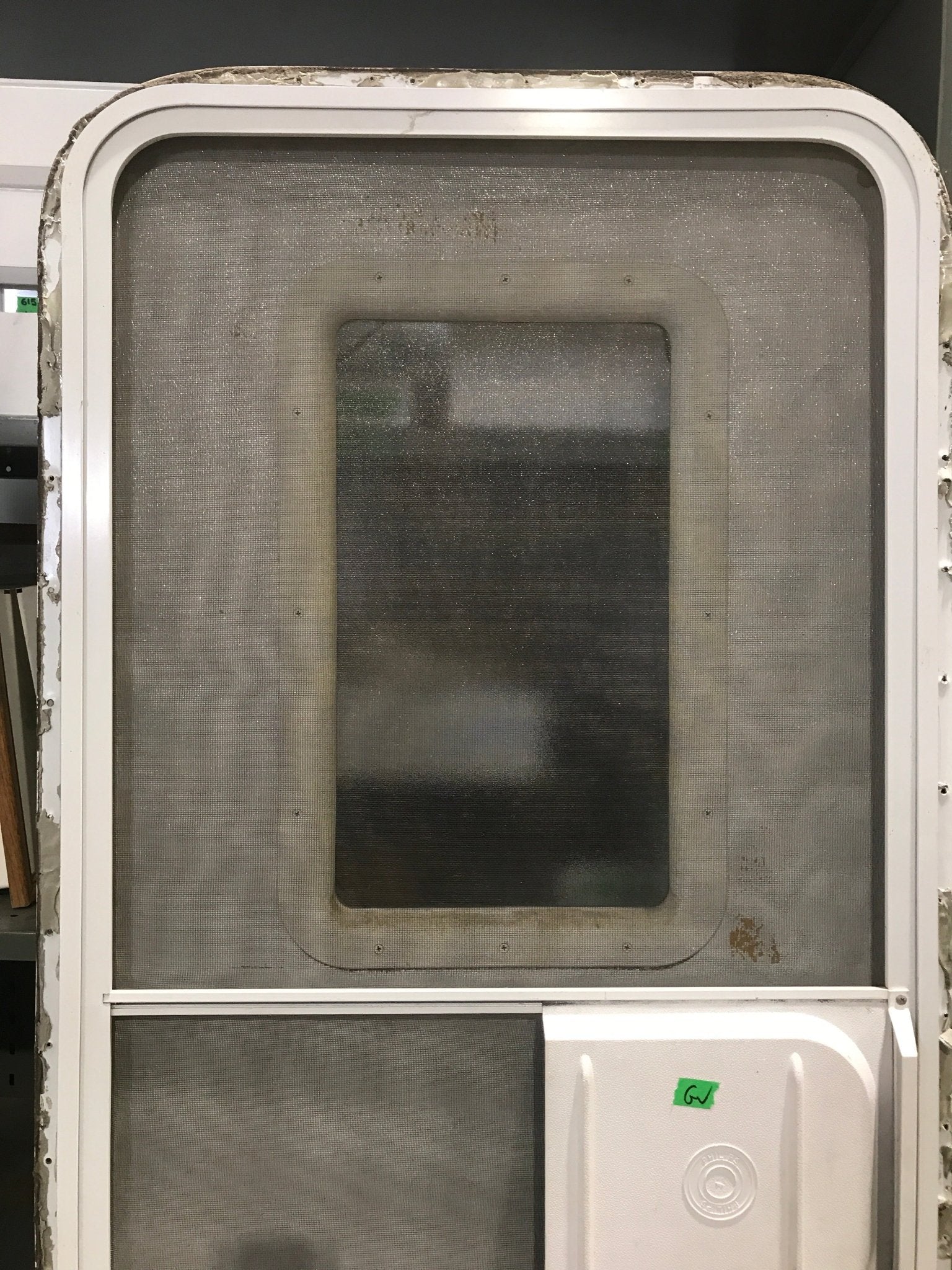 Used RV Radius Corner Entry Door 29 1/2