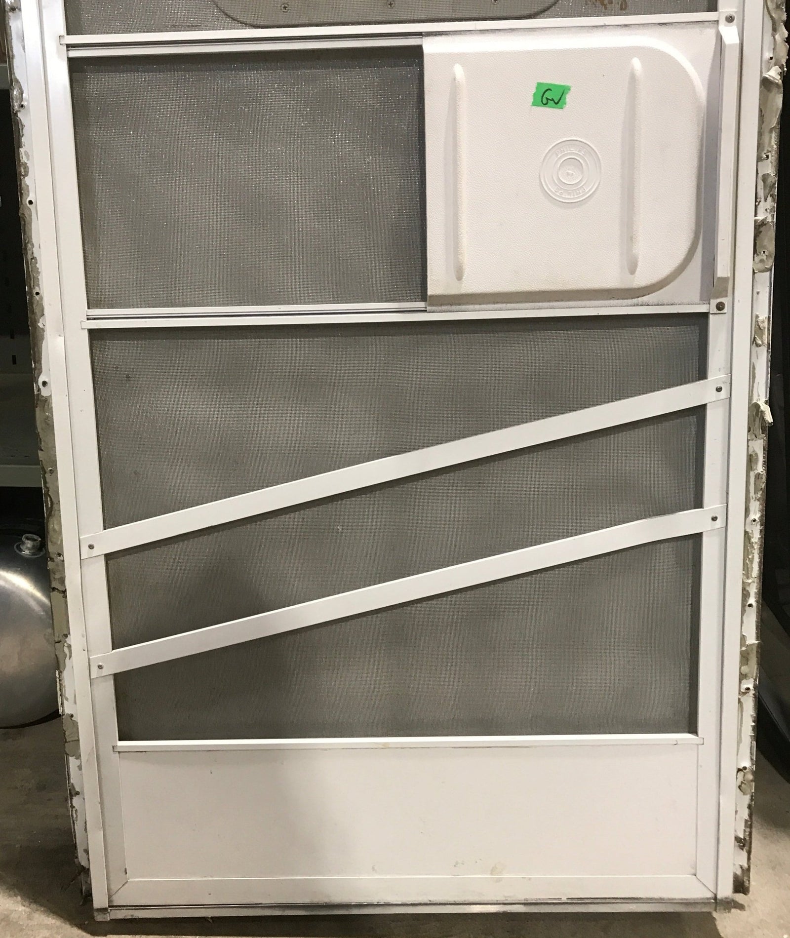 Used RV Radius Corner Entry Door 29 1/2