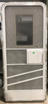 Used RV Radius Corner Entry Door 29 1/2" W x 70" H - Young Farts RV Parts
