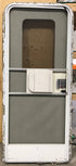 Used RV Radius Corner Entry Door 29 1/2" W x 72 1/4" H - Young Farts RV Parts