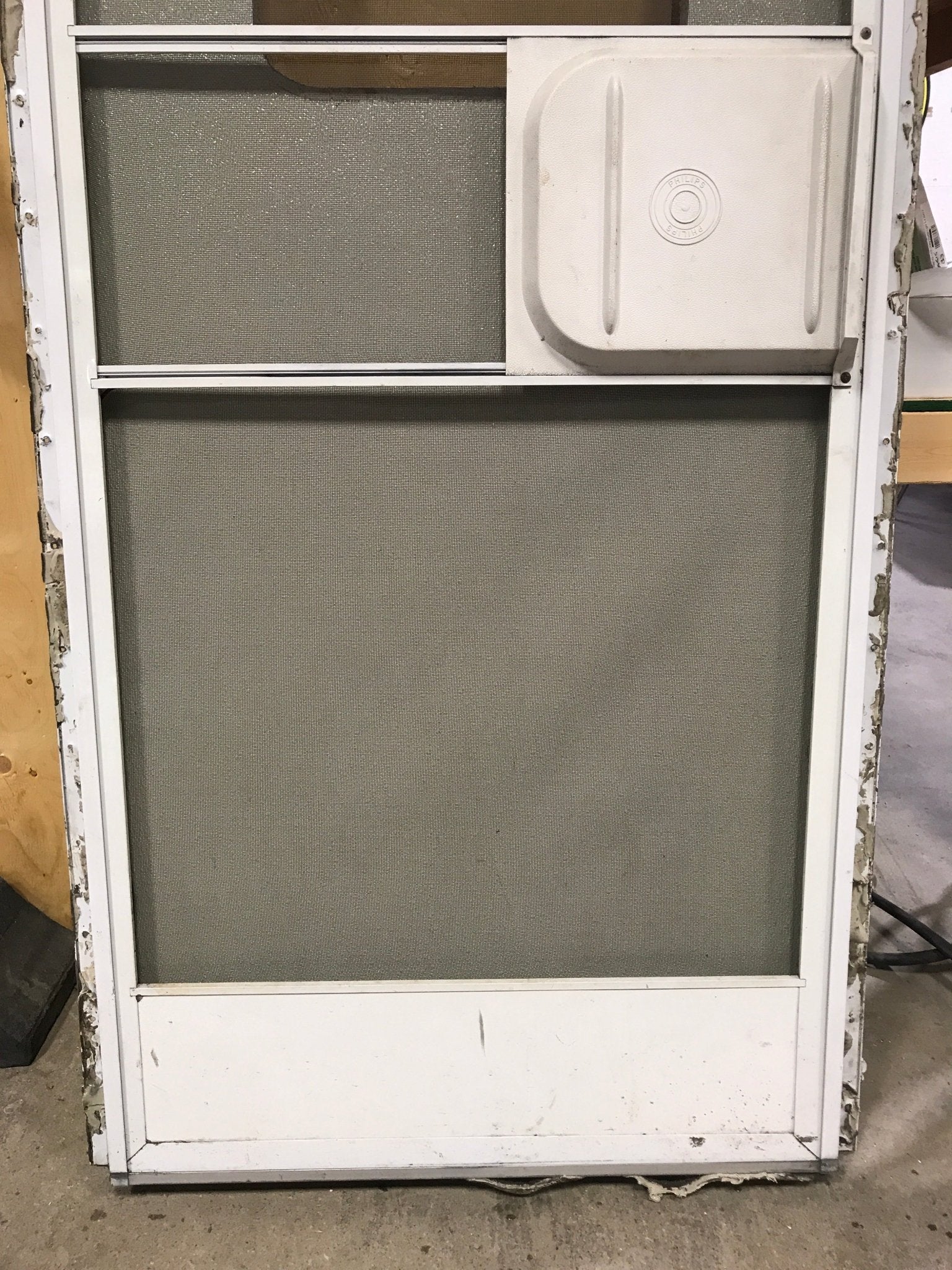 Used RV Radius Corner Entry Door 29 1/2
