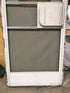 Used RV Radius Corner Entry Door 29 1/2" W x 72 1/4" H - Young Farts RV Parts