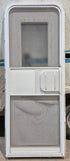 Used RV Radius Entry Door 25 3/4" W x 67 3/4" H - Young Farts RV Parts