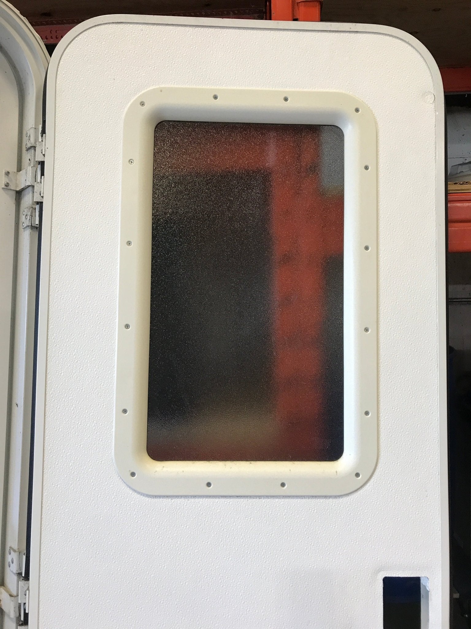 Used RV Radius Entry Door 25 5/8" x 71 1/2" - Young Farts RV Parts
