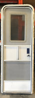 Used RV Radius Entry Door 25 5/8" x 71 1/2" - Young Farts RV Parts