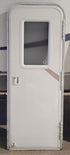 Used RV Radius Entry Door 25 5/8" X 71 3/8" - Young Farts RV Parts