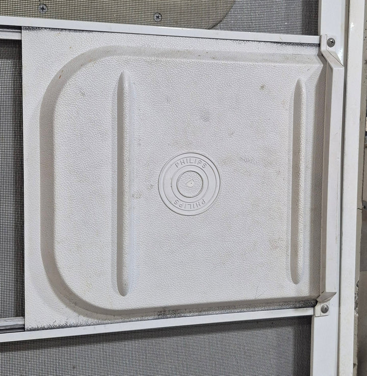 Used RV Radius Entry Door 25 7/8" W x 70" H - Young Farts RV Parts