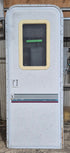 Used RV Radius Entry Door 25 7/8" W x 70" H - Young Farts RV Parts
