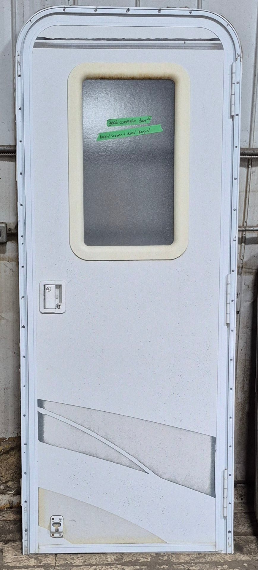 Used RV Radius Entry Door 26