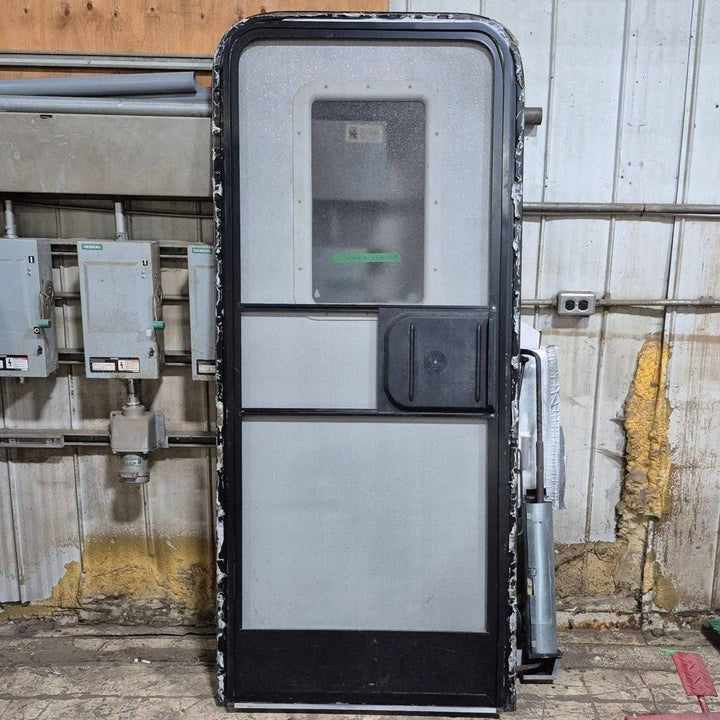 Used RV Radius Entry Door - 29 1/2" X 72" - Young Farts RV Parts