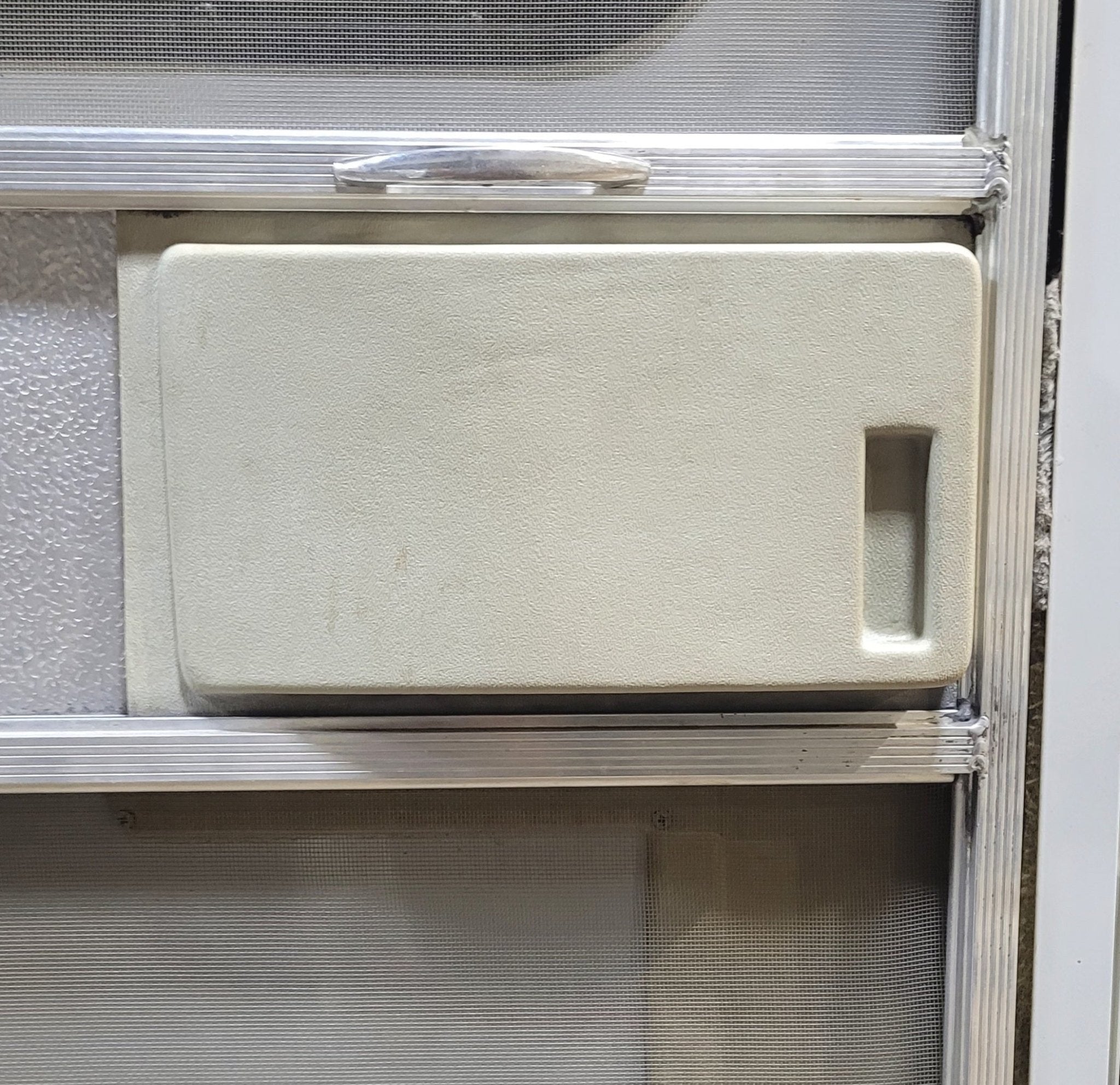 Used RV Radius Entry Door 29 3/4" W x 74 1/2" H - Young Farts RV Parts