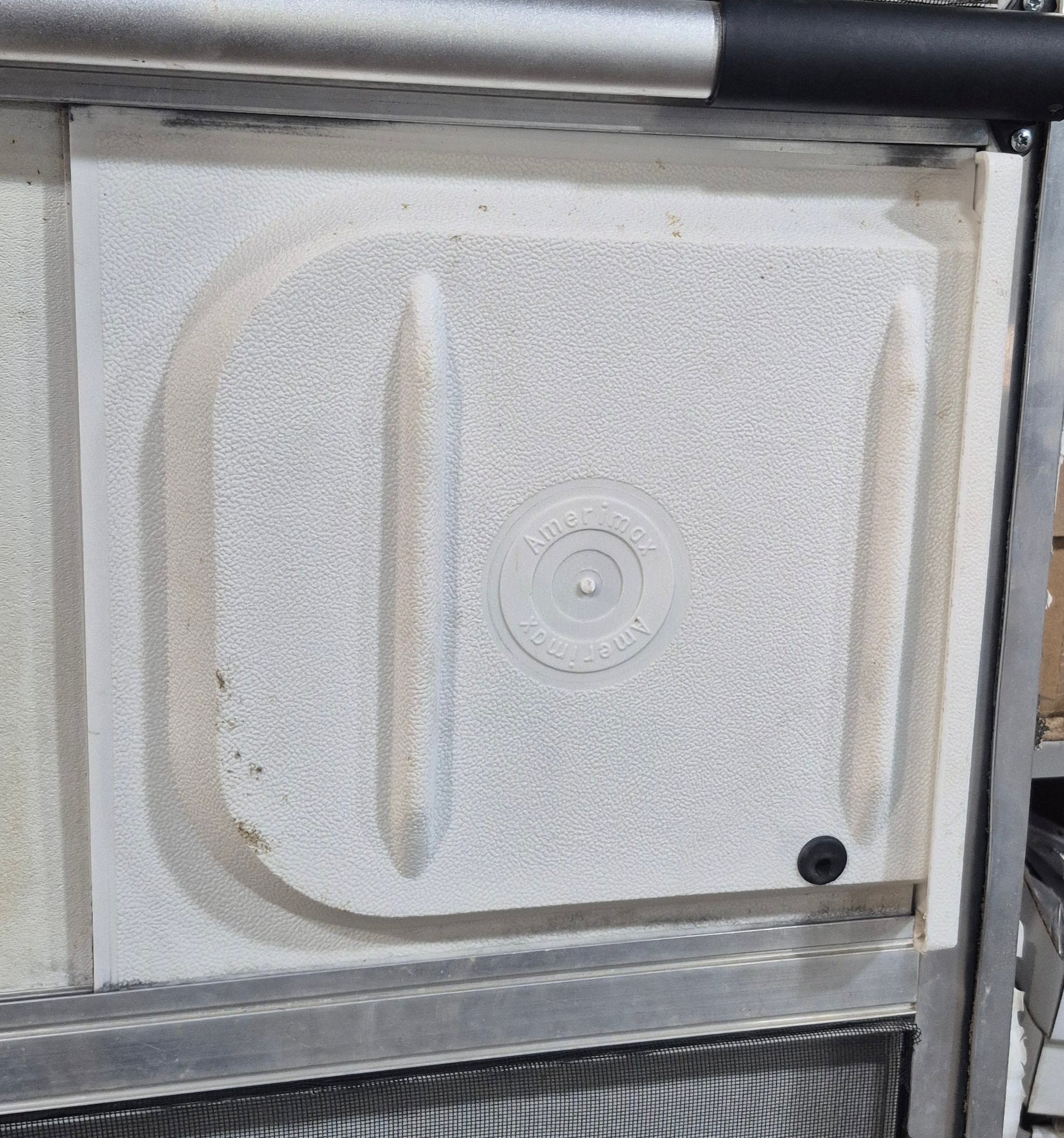 Used RV Radius Entry Door 29 3/4" x 69 5/8" - Young Farts RV Parts