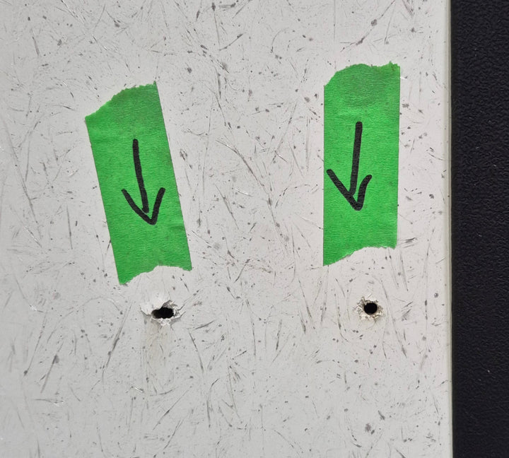 Used RV Radius Entry Door 29 5/8" W x 72" H - Young Farts RV Parts