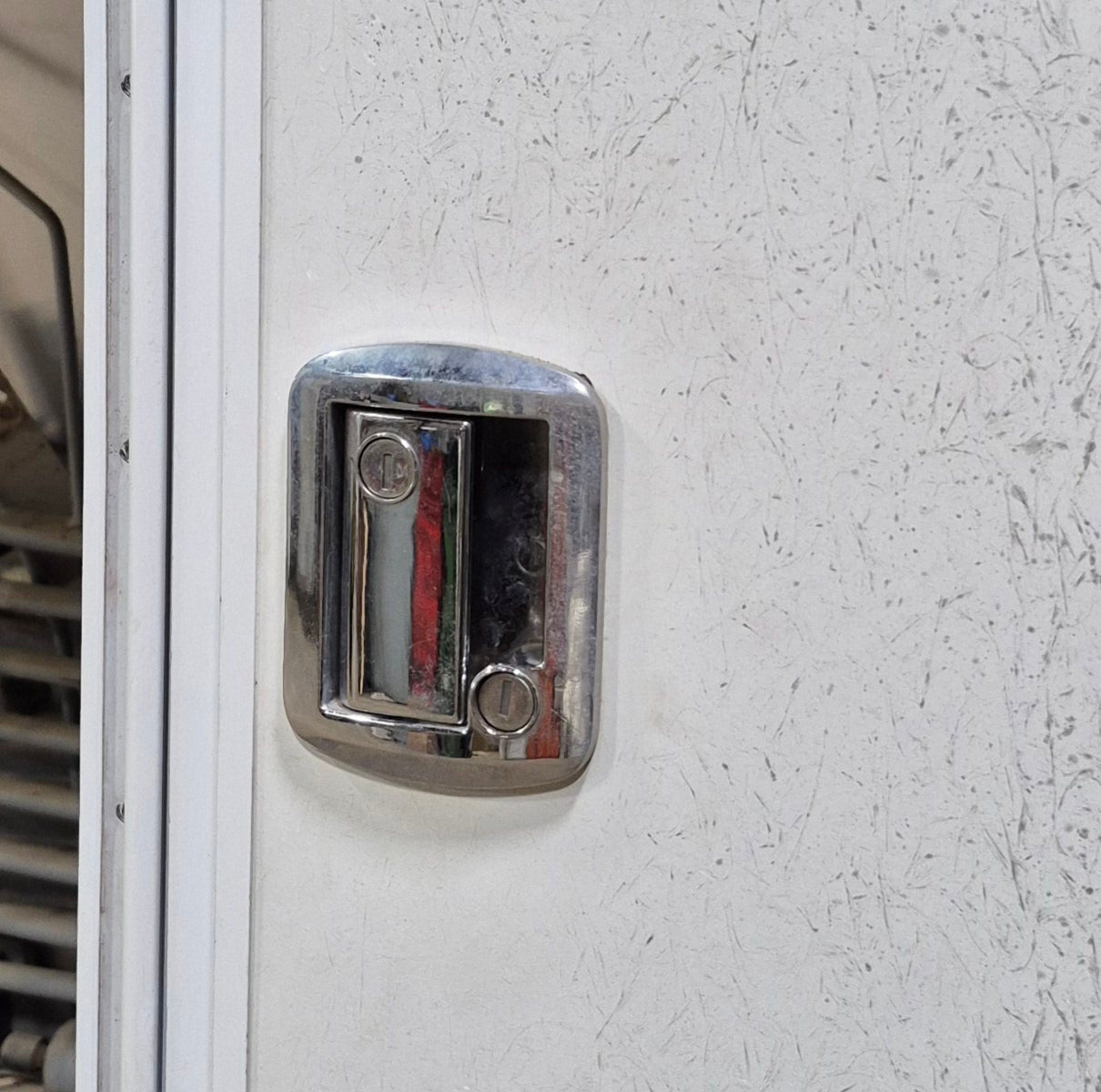 Used RV Radius Entry Door 29 5/8" W x 72" H - Young Farts RV Parts
