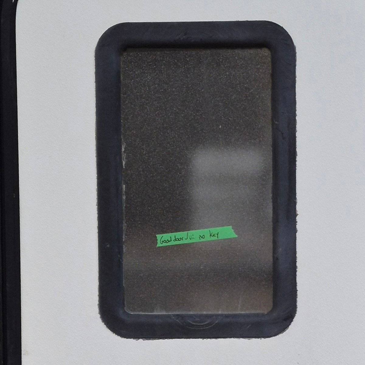 Used RV Radius Entry Door - 71.625 X 29.5 X 2.5 - Young Farts RV Parts