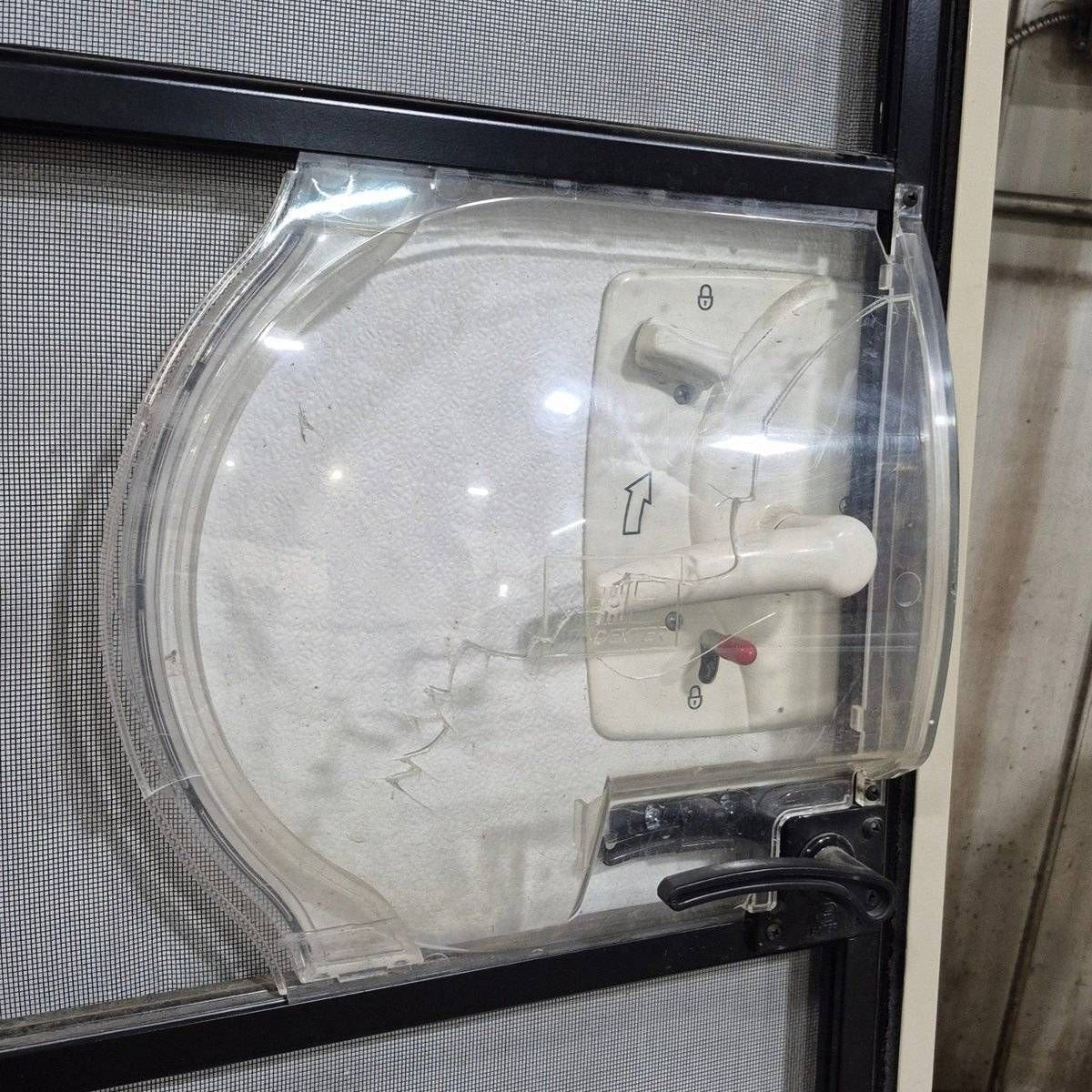 Used RV Radius Entry Door - 75 1/2