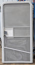 Used RV Radius Toy Hauler Garage Door 35 1/2" x 72" - Young Farts RV Parts