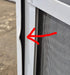 Used RV Radius Toy Hauler Garage Door 35 1/2" x 72" - Young Farts RV Parts