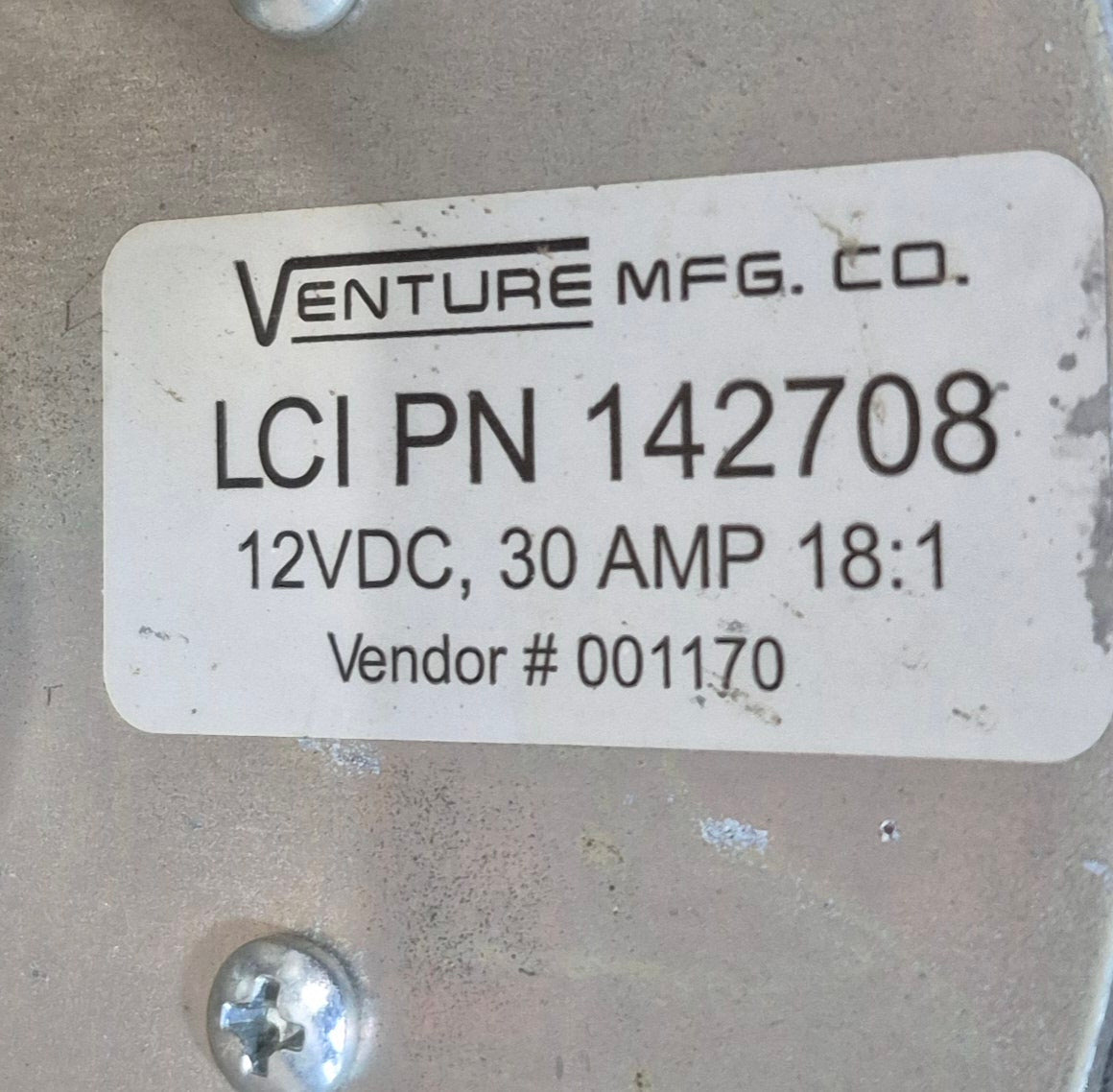 Used RV Slide Out Motor 28:1 - Young Farts RV Parts