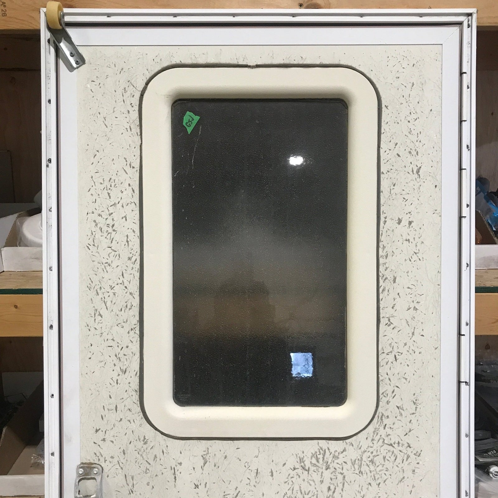 Used RV Square Corner Entry Door 26 3/4