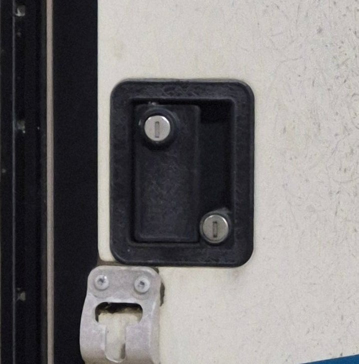 Used RV Square Entry Door 26 1/2" x 70 5/8" - Young Farts RV Parts
