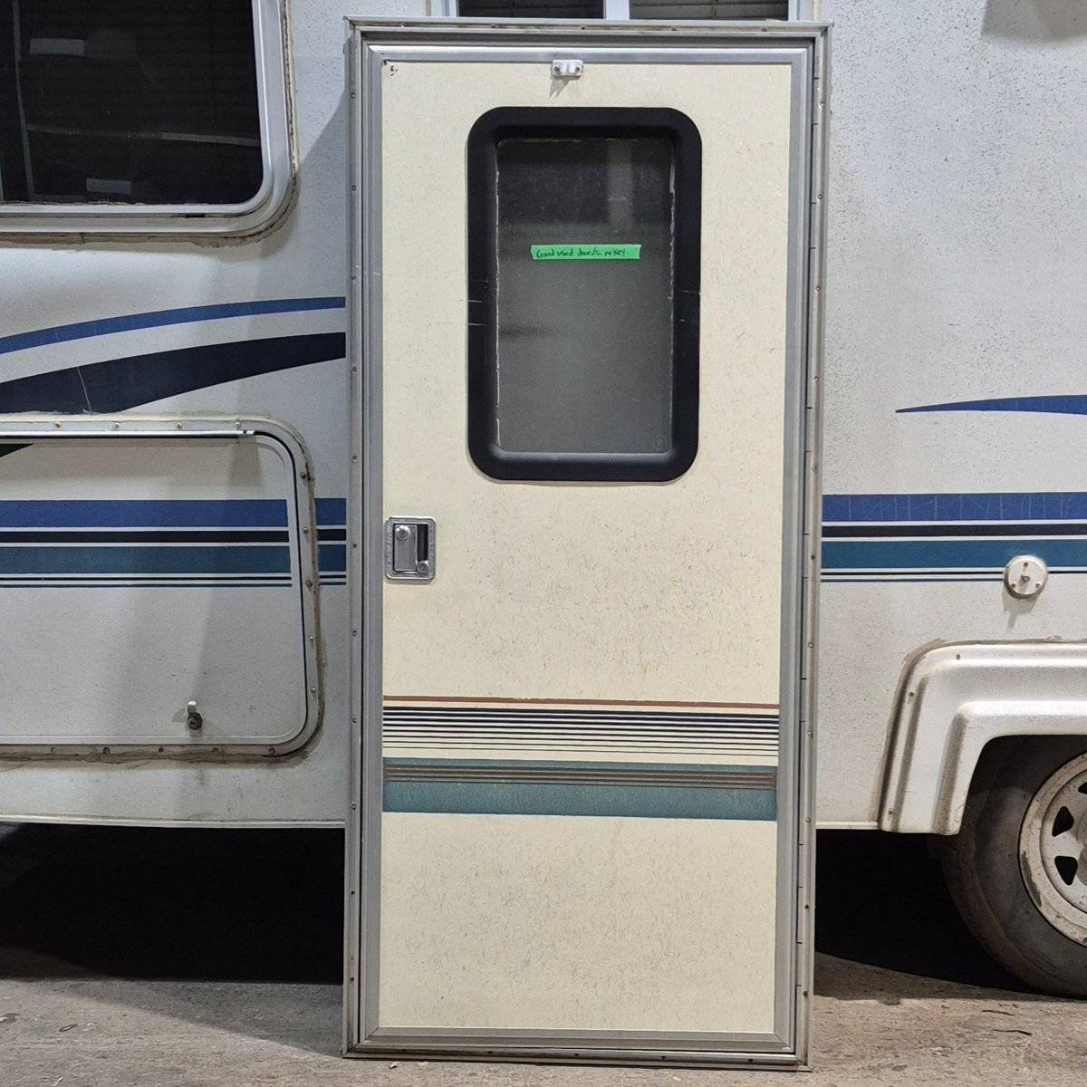 Used RV Square Entry Door - 29.75 X 67.875 X 2.25 - Young Farts RV Parts