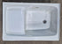 Used RV Step Bath Tub 35 7/8" L x 23 3/4" D - Right Hand Drain - Young Farts RV Parts