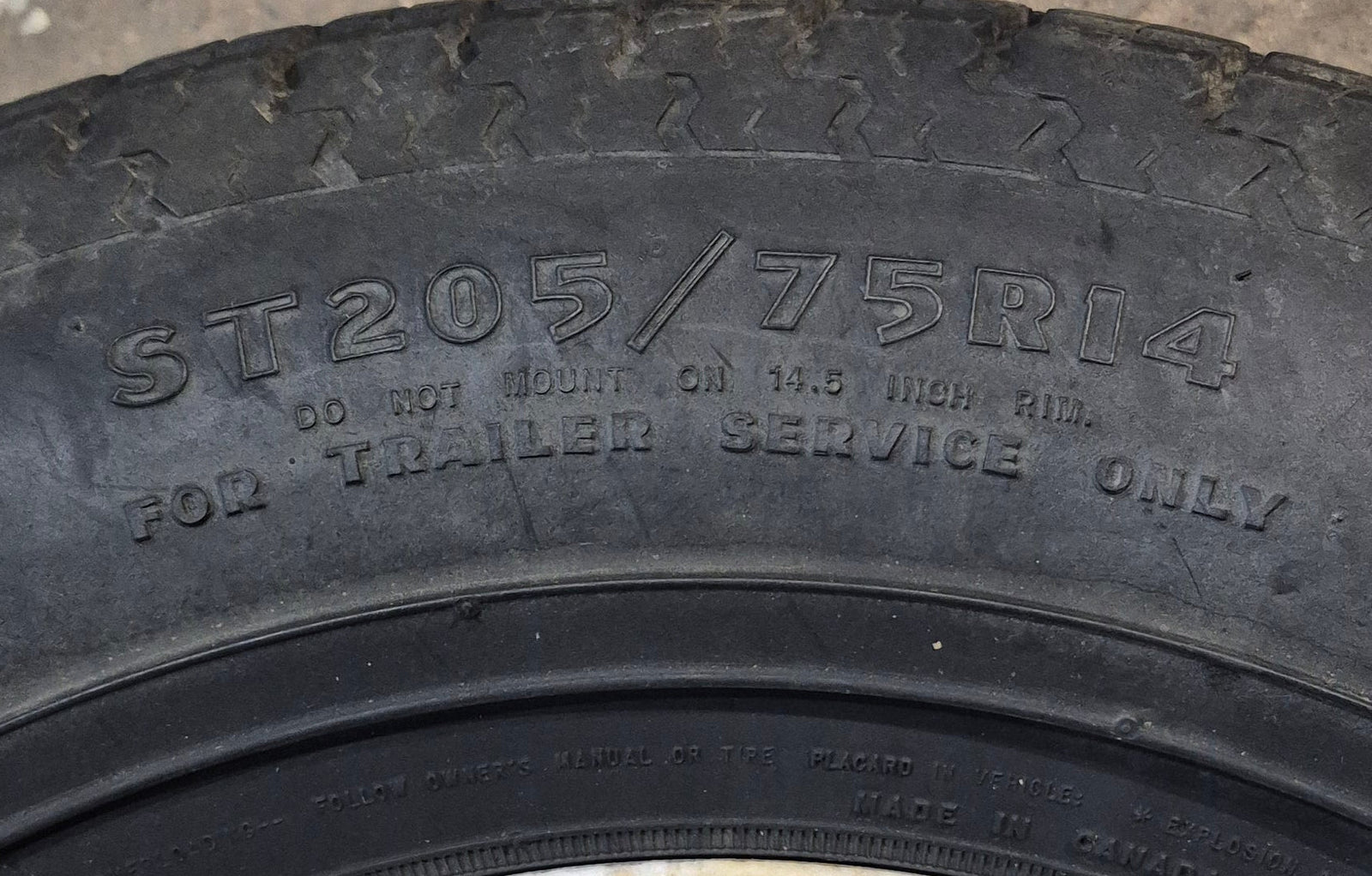 Used RV Tire & Rim 14