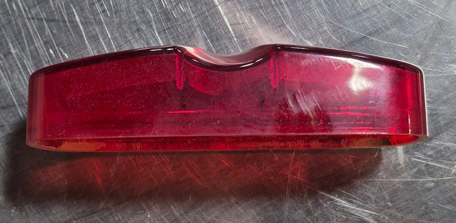 Used SAE - A - P2 - DOT Replacement Lens for Marker Light - Red - Young Farts RV Parts