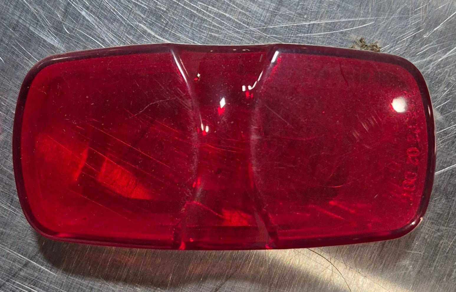 Used SAE - A - P2 - DOT Replacement Lens for Marker Light - Red - Young Farts RV Parts