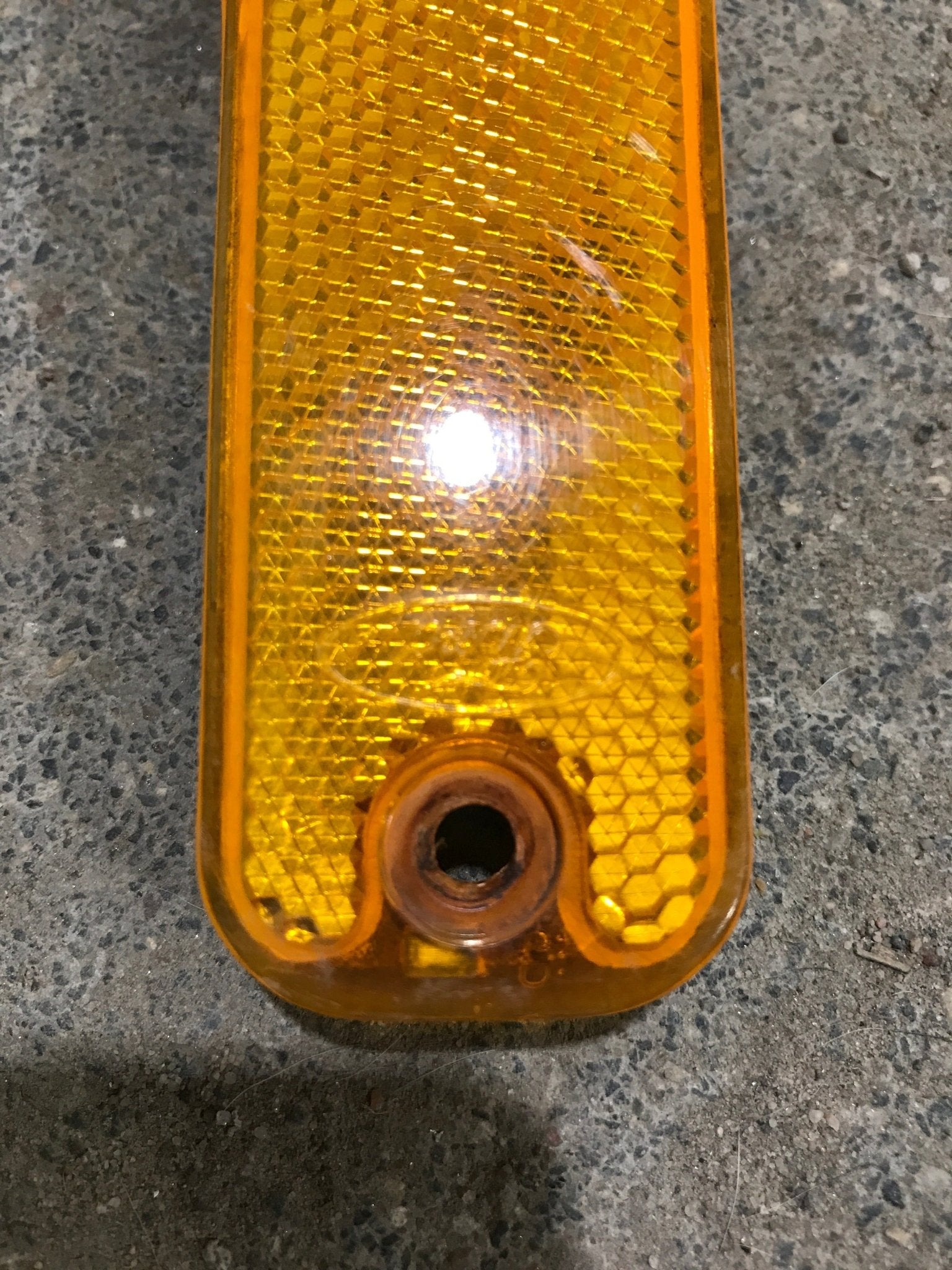 Used SAE AP2 73TK - FORD Replacement Marker Light Assembly - Amber - Young Farts RV Parts