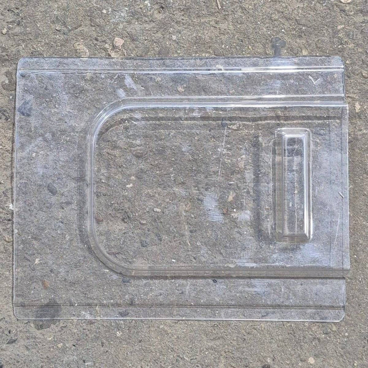Used Screen Door Slide Panel, Clear - 11 1/4" X 9" - Young Farts RV Parts
