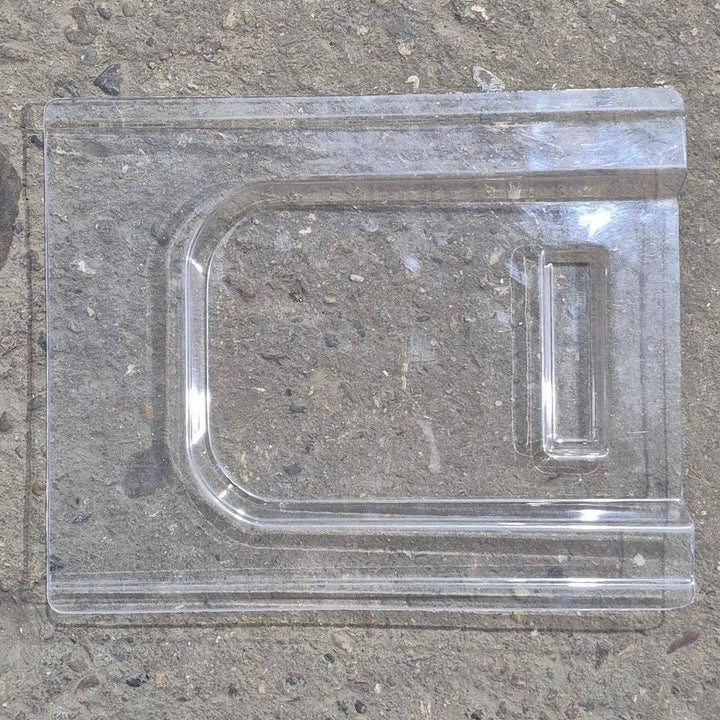 Used Screen Door Slide Panel, Clear - 11 1/4" X 9" - Young Farts RV Parts