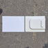 Used Screen Door Slide Panel Set, White - 11 1/4" x 9" - Young Farts RV Parts